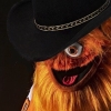 christchex: NFL mascot Gritty in a black cowboy hat (Gritty Guerin)