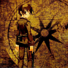 snowynight: Kino in a suit with brown background (Kino)